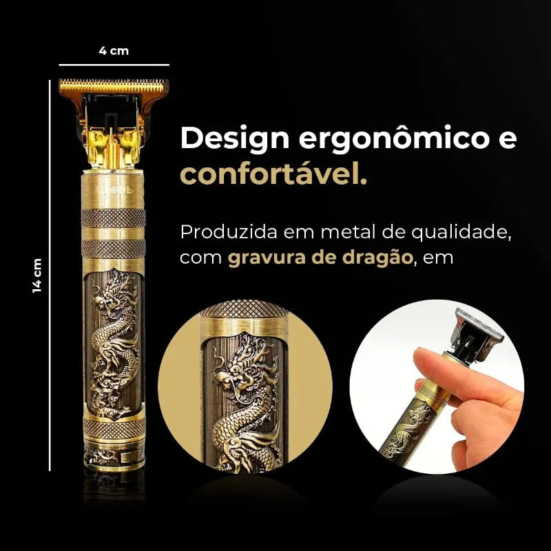 Máquina De Cortar Cabelo Barba Masculina Designer Aleatório Elétrico Profissional