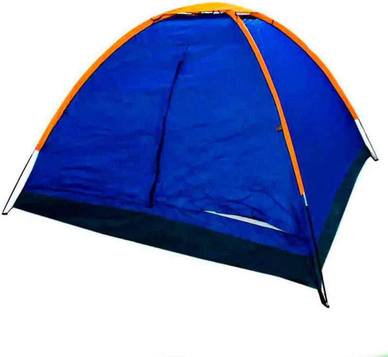 Barraca Camping 2 Pessoas Iglu Tenda Acampamento Bolsa Azul