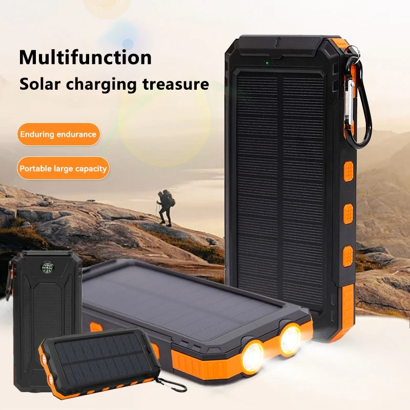 Banco de energia solar 100000mAh /  200000mAh