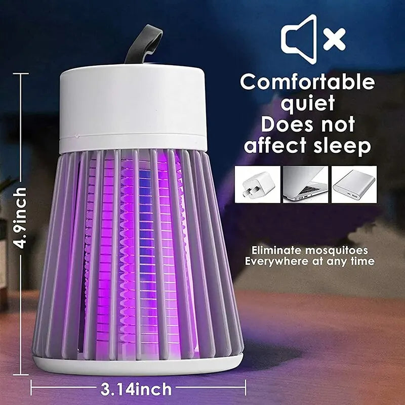 Choque elétrico Mosquito Killer Lamp, impermeável, 2 em 1, Bug Zapper para quarto, uso ao ar livre, mata mariposas, vespas, gnats, mais, 1Pc