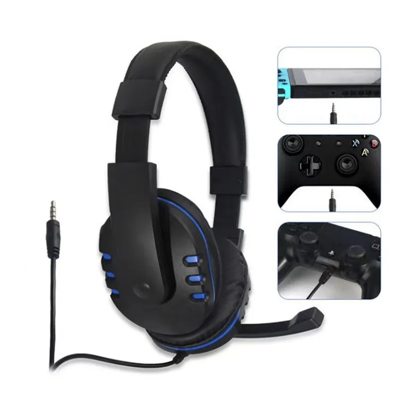 Fone De Ouvido Gamer Headset P3 Bass Microfone Pc Jogos